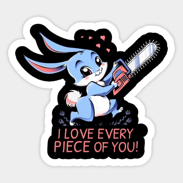 I Love Every Piece Of You Sticker by Tobe_Fonseca